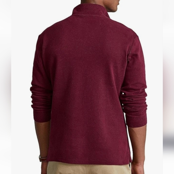POLO RALPH LAUREN Men's Classic Estate-Rib Quarter-Zip Pullover Sweater Top XL - Picture 2 of 7